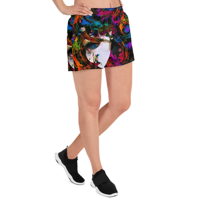 Women’s Athletic Shorts - Sultry Smoke