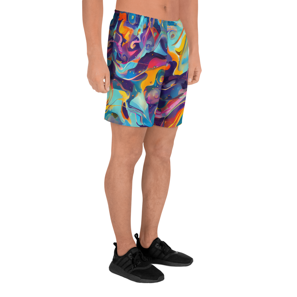 Men's Athletic Shorts - Whimsical Fusion