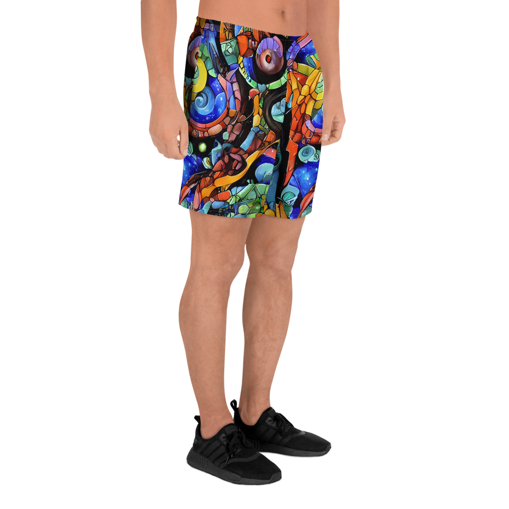 Men's Athletic Shorts - Cascade Muralista