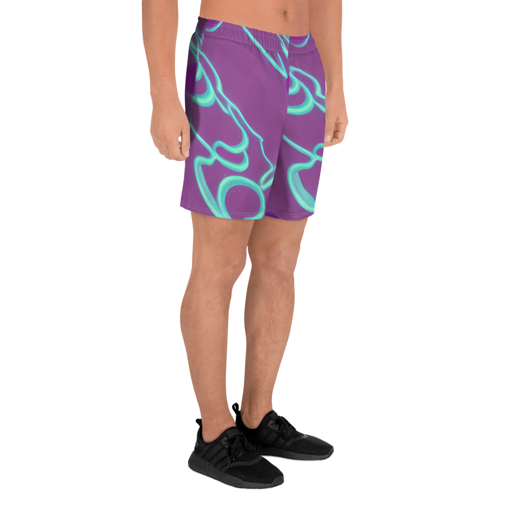 Men's Athletic Shorts - Neon Drift