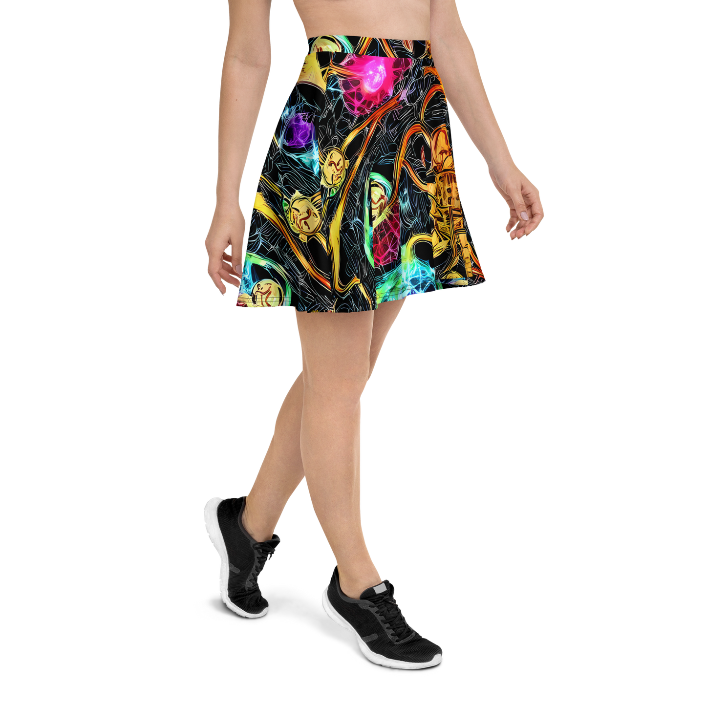 Skater Skirt - Psychedelic Pulsar