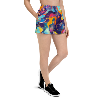 Women’s Athletic Shorts - Whimsical Fusion