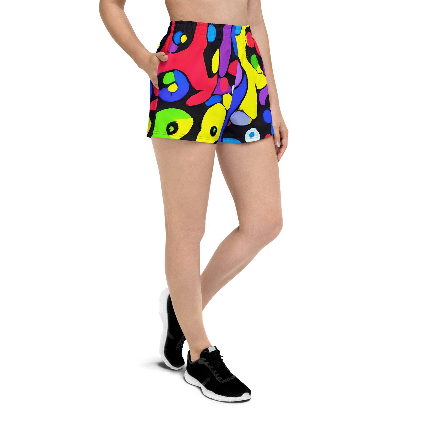 Women’s Athletic Shorts - Miró's Mosaic