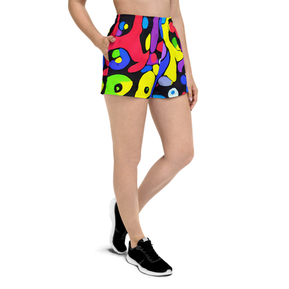 Women’s Athletic Shorts - Miró's Mosaic