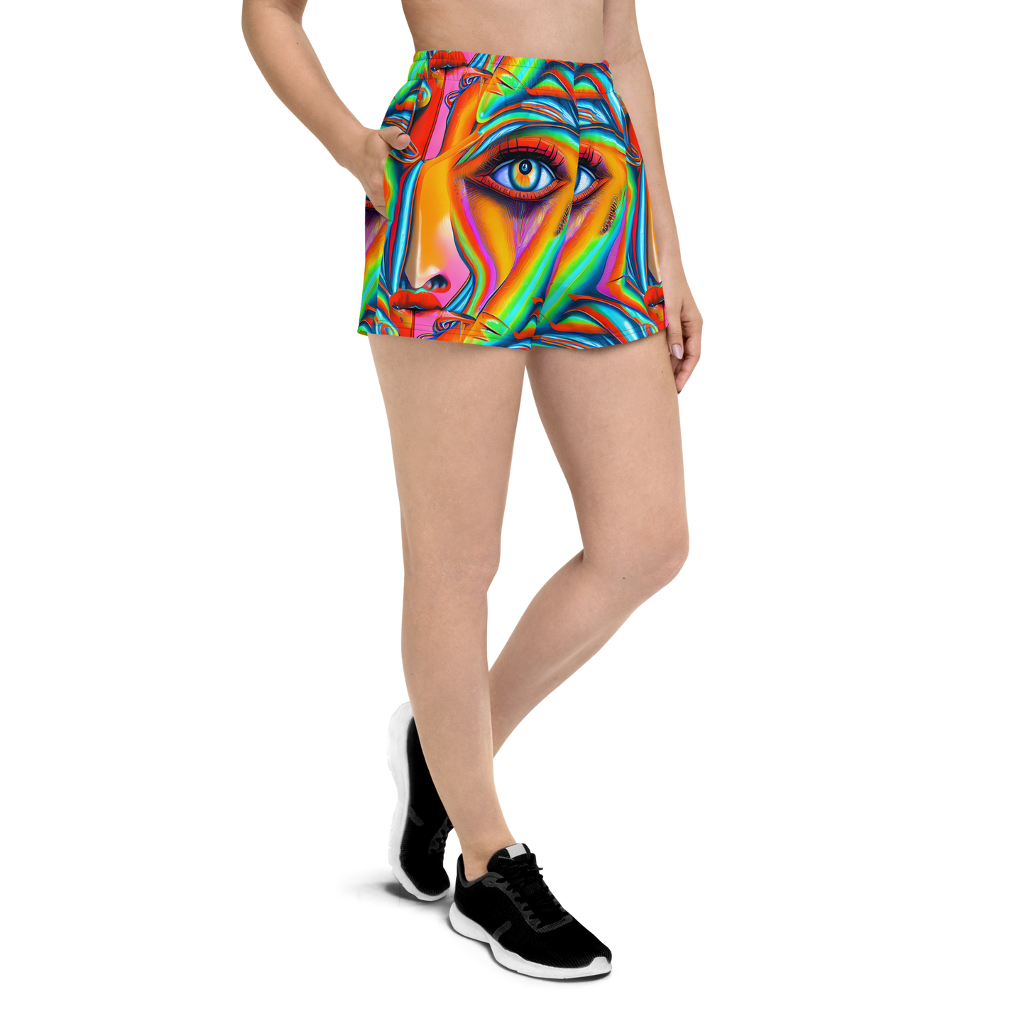 Women’s Athletic Shorts - Kaleidovisions