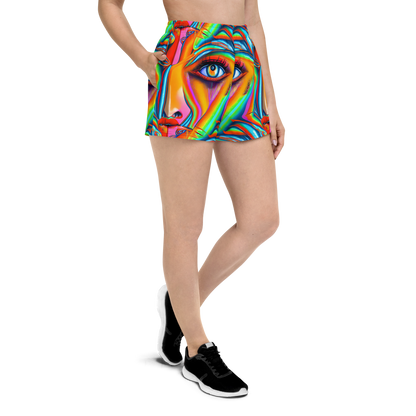 Women’s Athletic Shorts - Kaleidovisions