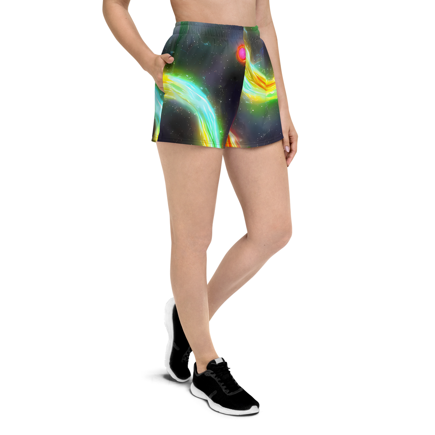 Women’s Athletic Shorts - Sherwood Swirl