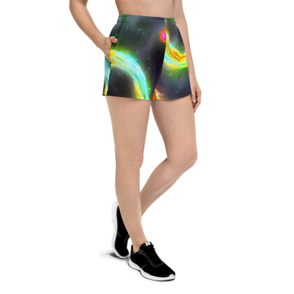 Women’s Athletic Shorts - Sherwood Swirl