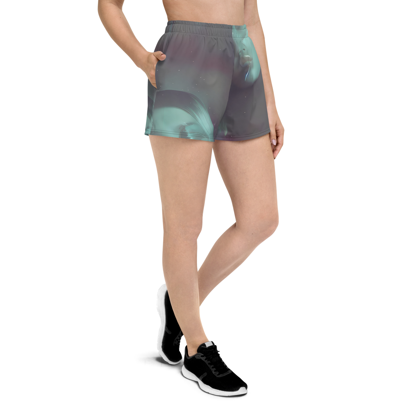 Women’s Athletic Shorts - Surreal Dreams