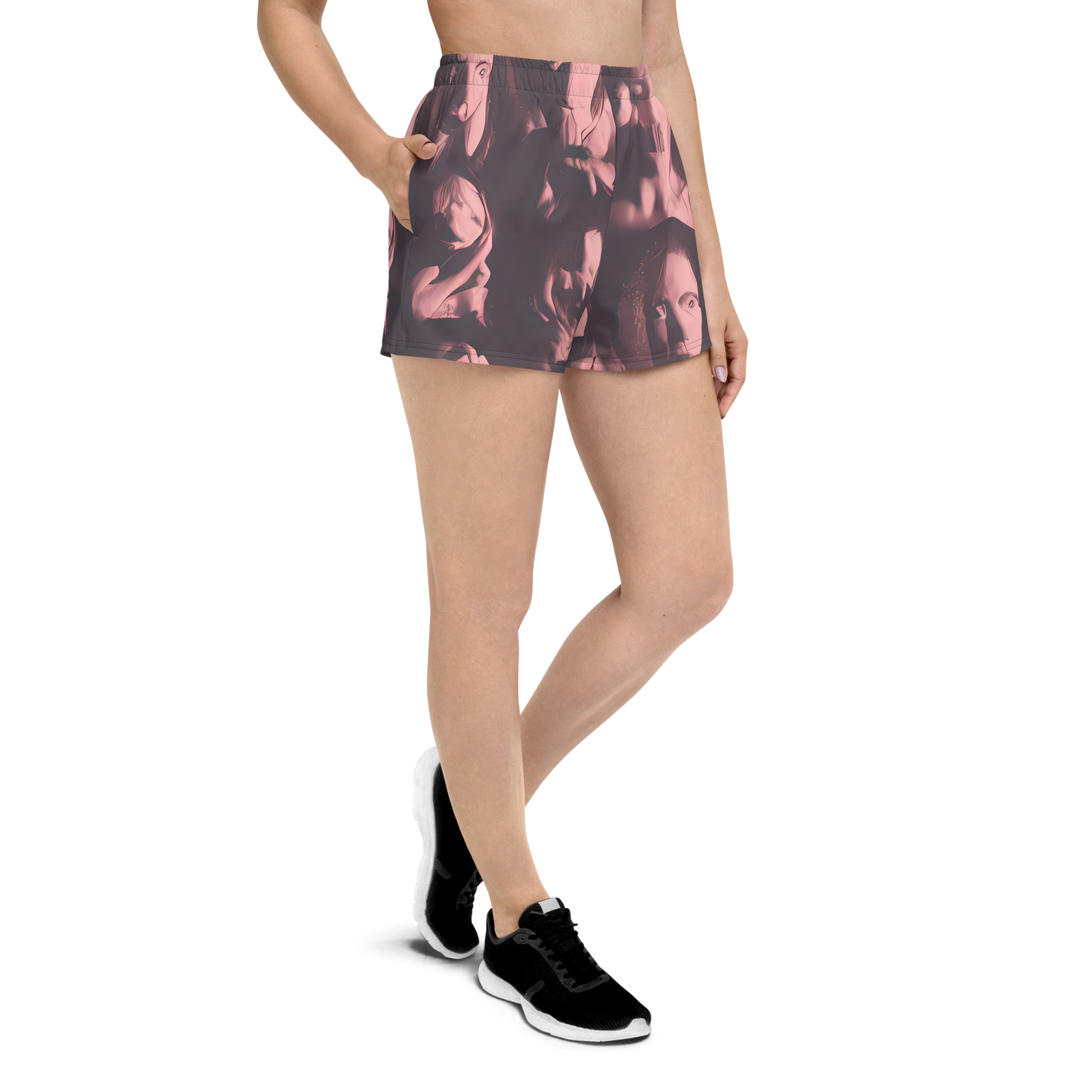 Women’s Athletic Shorts - Portrait Whispers