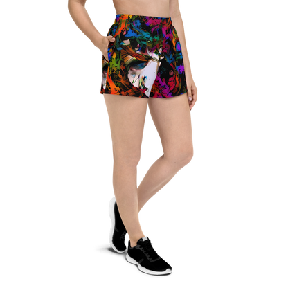 Women’s Athletic Shorts - Sultry Smoke