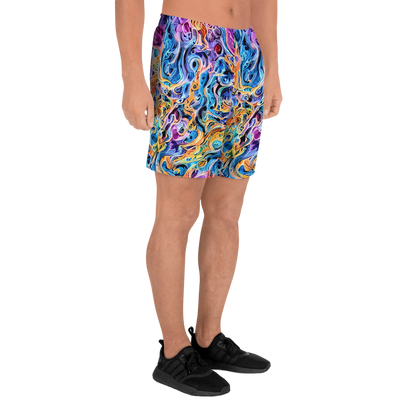 Men's Athletic Shorts - Rococo Vortex