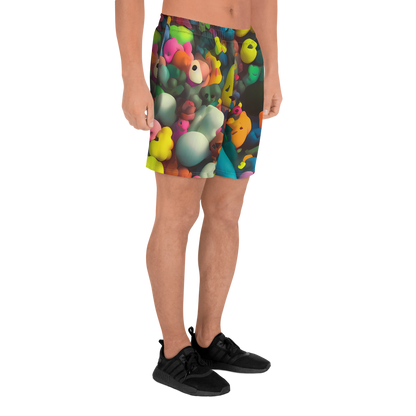 Men's Athletic Shorts - Bubble Pop Art