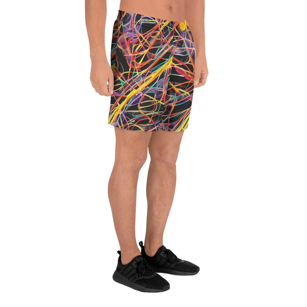 Men's Athletic Shorts - Acconci Twirl