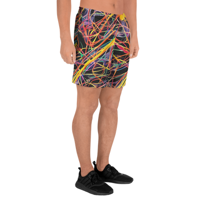 Men's Athletic Shorts - Acconci Twirl