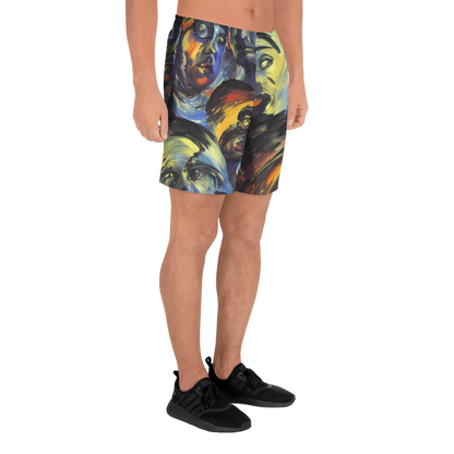 Men's Athletic Shorts - Cosmic Visages