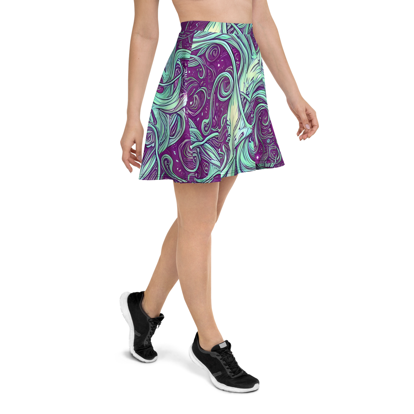 Skater Skirt - Temple Swirls