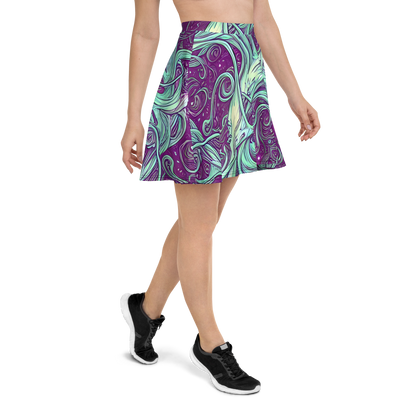 Skater Skirt - Temple Swirls