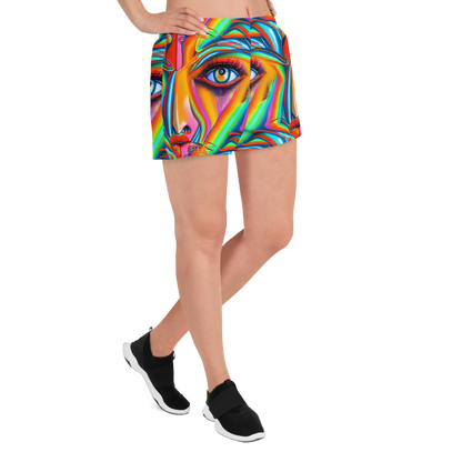 Women’s Athletic Shorts - Kaleidovisions