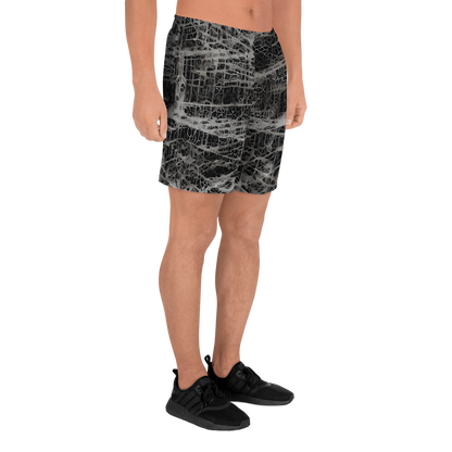 Men's Athletic Shorts - Monochrome Mesh