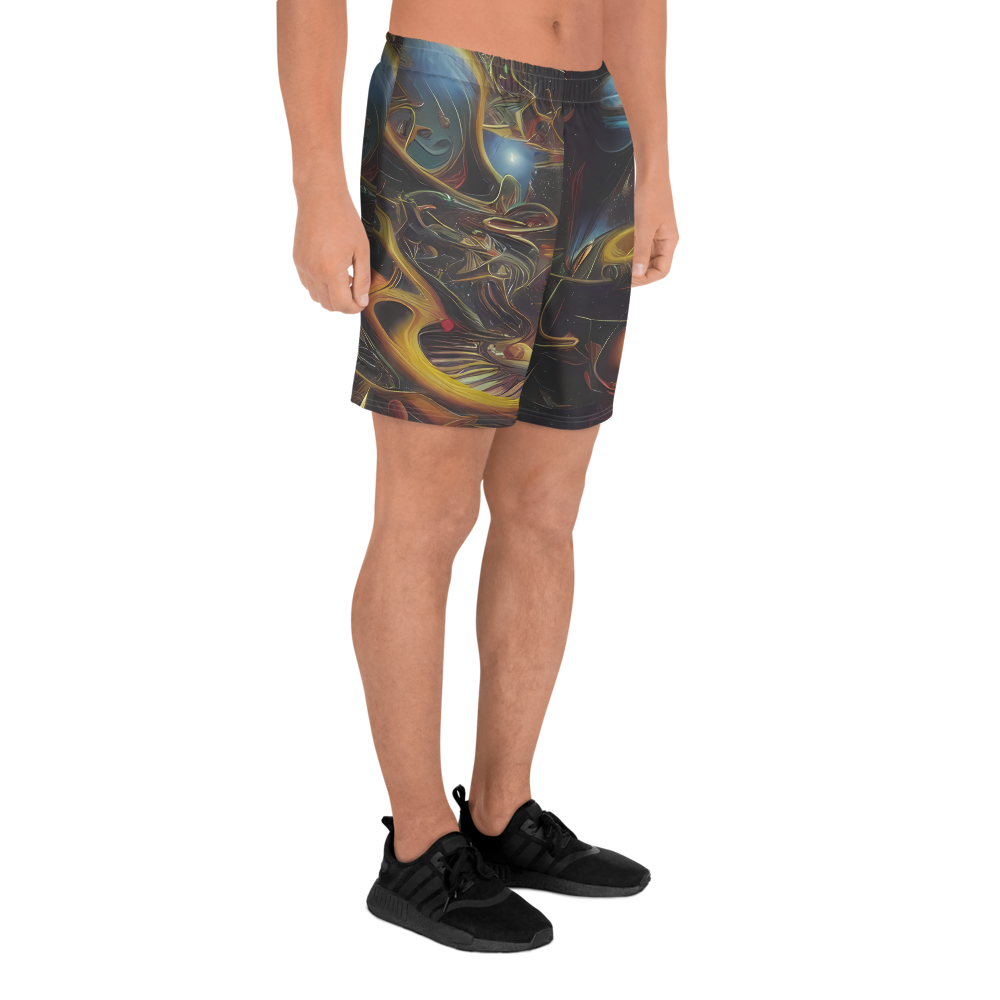 Men's Athletic Shorts - Galactic Swirl