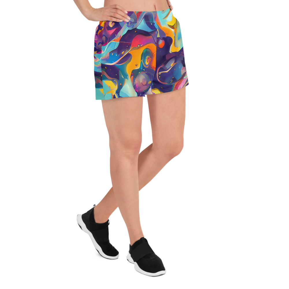 Women’s Athletic Shorts - Whimsical Fusion