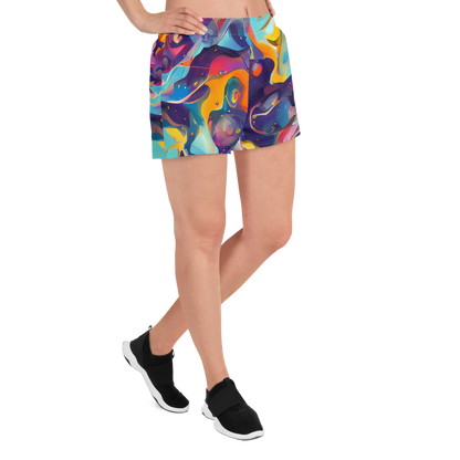 Women’s Athletic Shorts - Whimsical Fusion