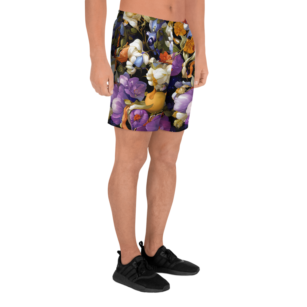 Men's Athletic Shorts - Blooming Cosmos