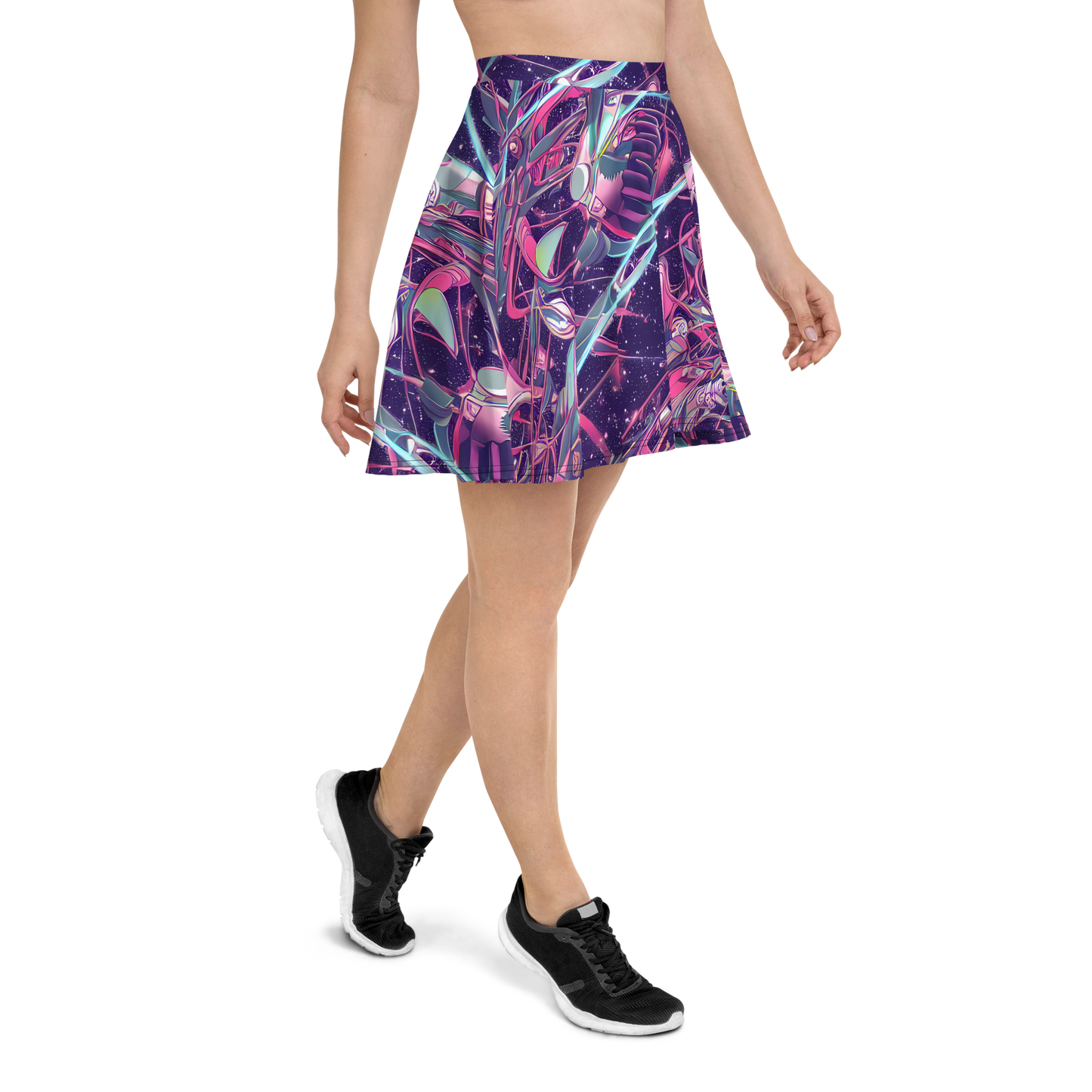 Skater Skirt - Neo-Tokyo Twirl