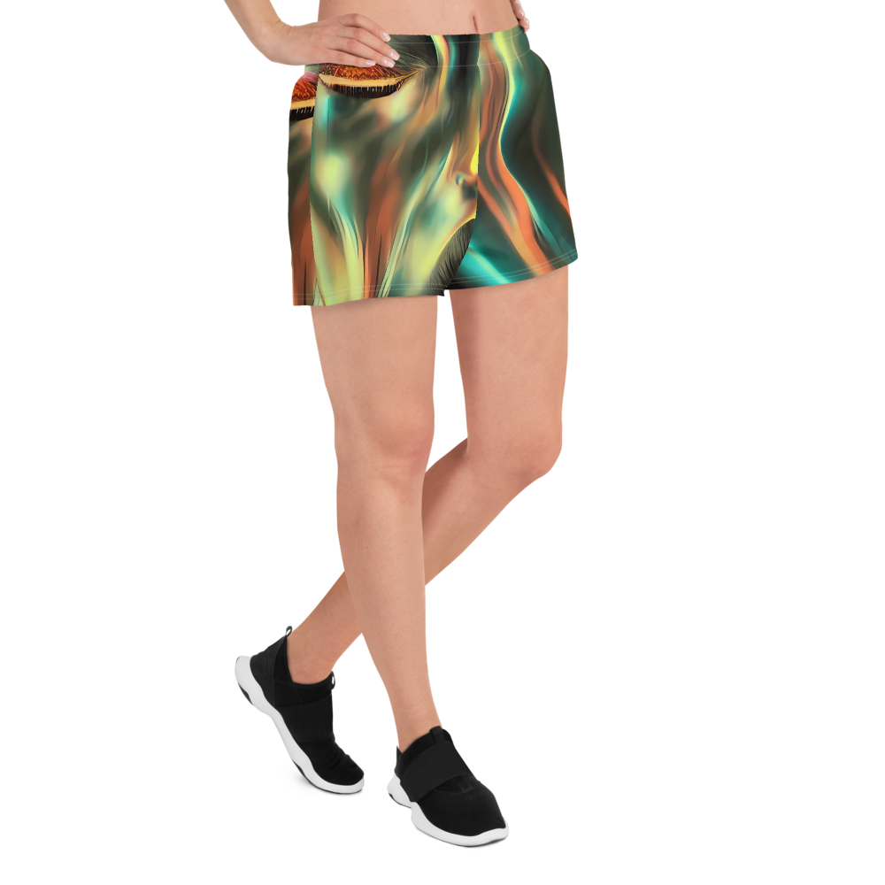 Women’s Athletic Shorts - Newtonian Visage