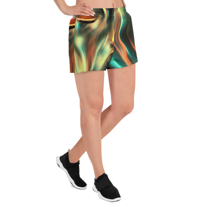 Women’s Athletic Shorts - Newtonian Visage