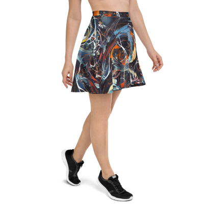 Skater Skirt - Neo-Splash Labyrinth