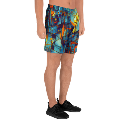 Men's Athletic Shorts - Abstract Eddy