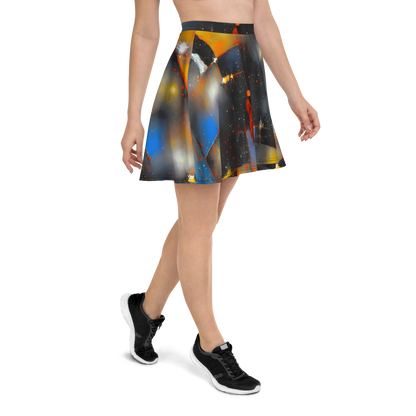 Skater Skirt - Monet's Matrix