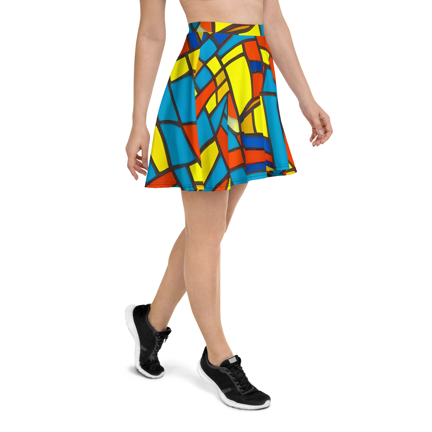 Skater Skirt - Mondrian Mesh