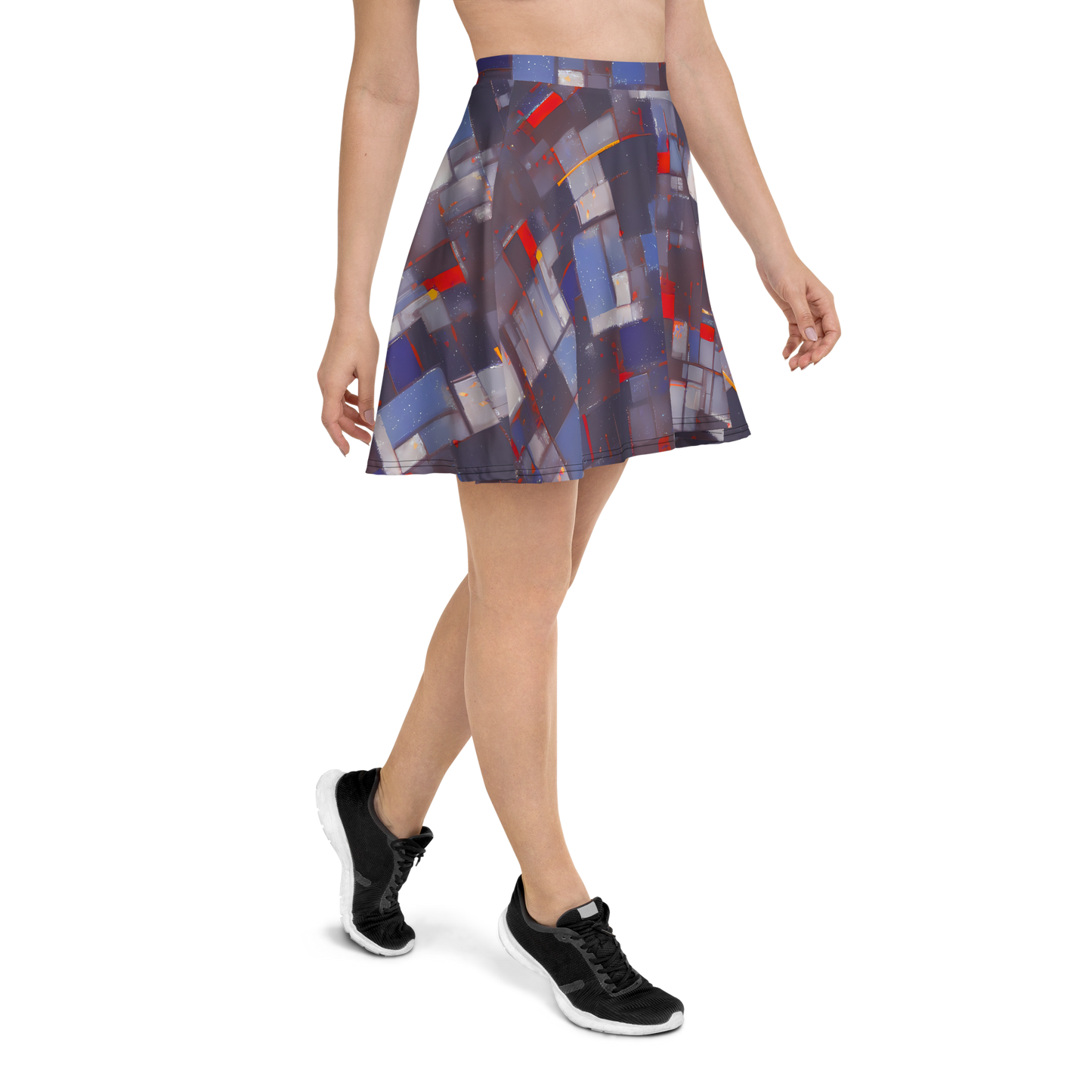 Skater Skirt - Cubist Rhythm