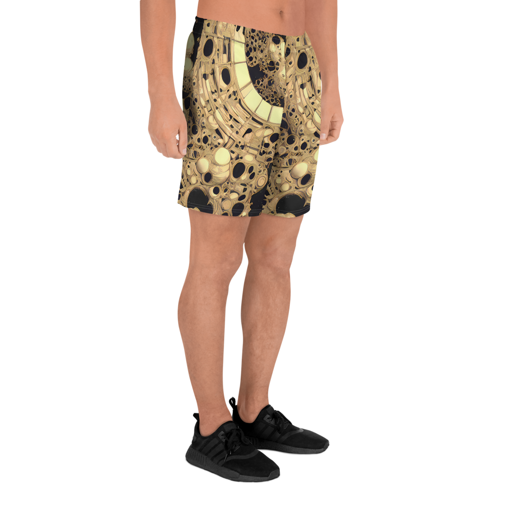 Men's Athletic Shorts - Baroque Orbit