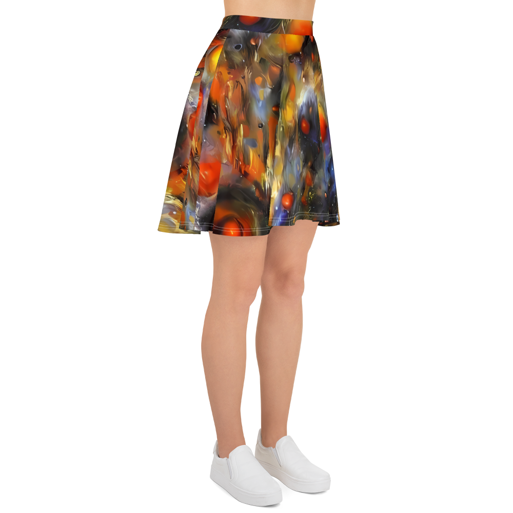 Skater Skirt - Brushstroke Blaze