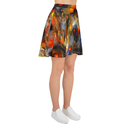 Skater Skirt - Brushstroke Blaze