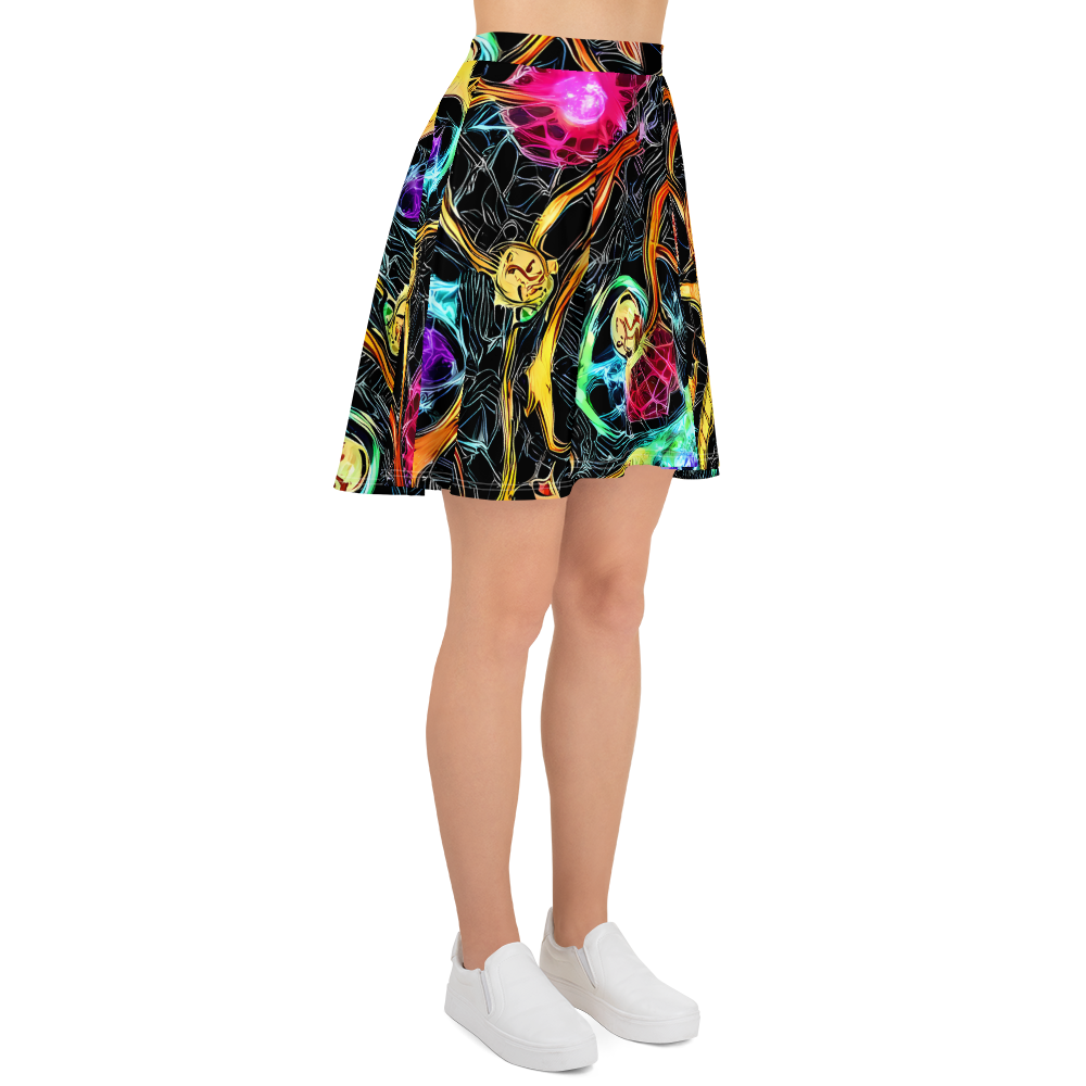 Skater Skirt - Psychedelic Pulsar