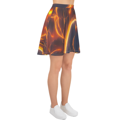 Skater Skirt - Inferno Spirals