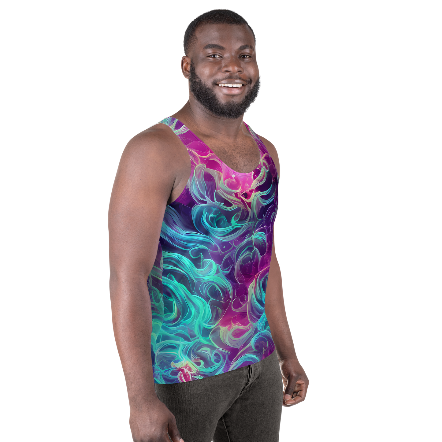 Men's Tank Top - Galactic Bloom