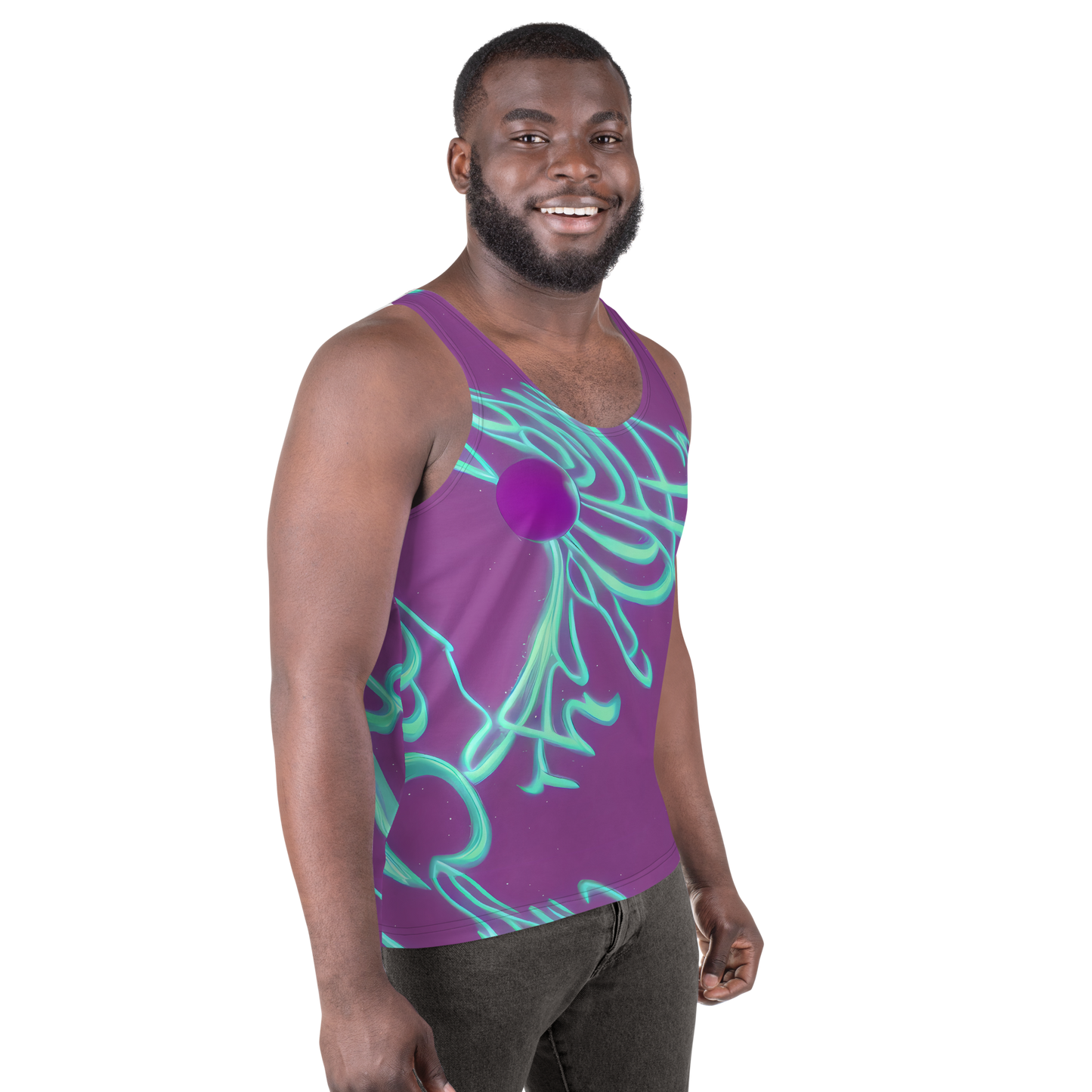 Men's Tank Top - Neon Drift