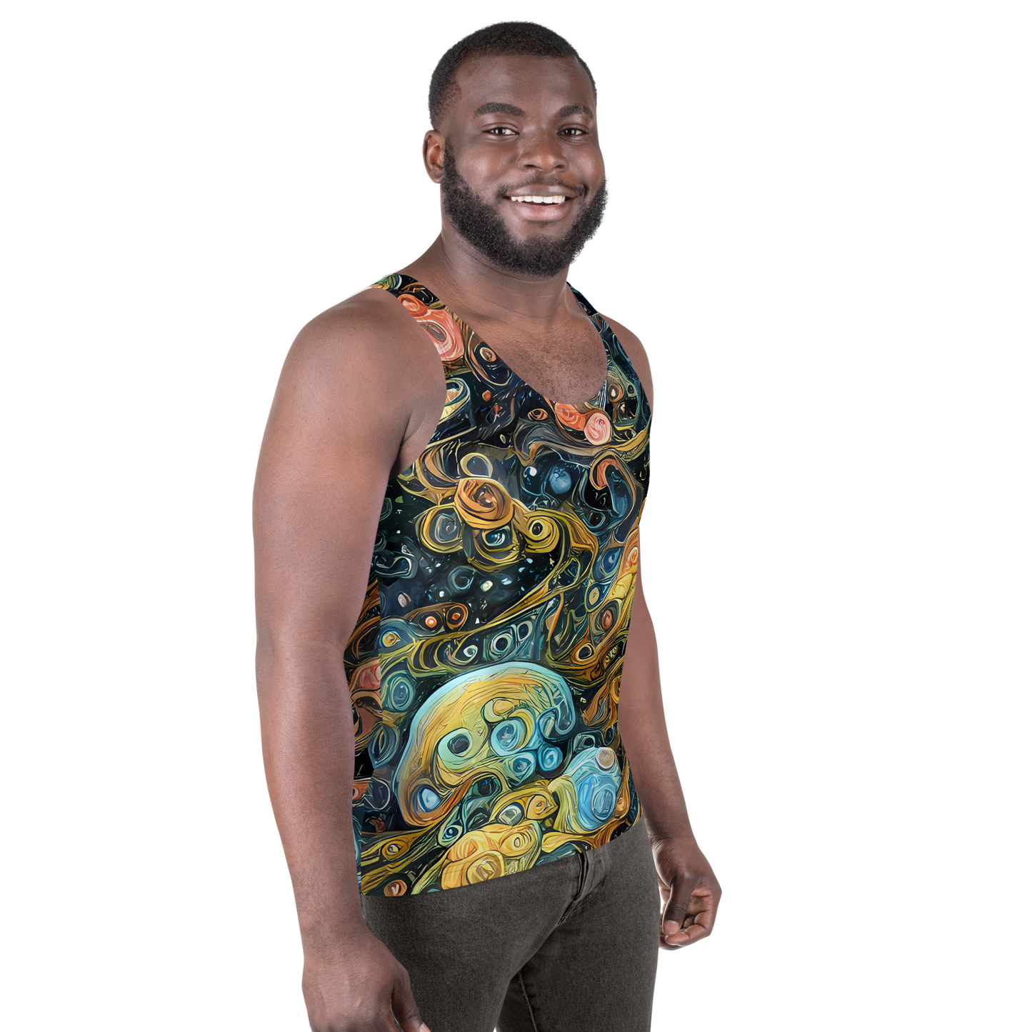 Men's Tank Top - Wild Cosmos