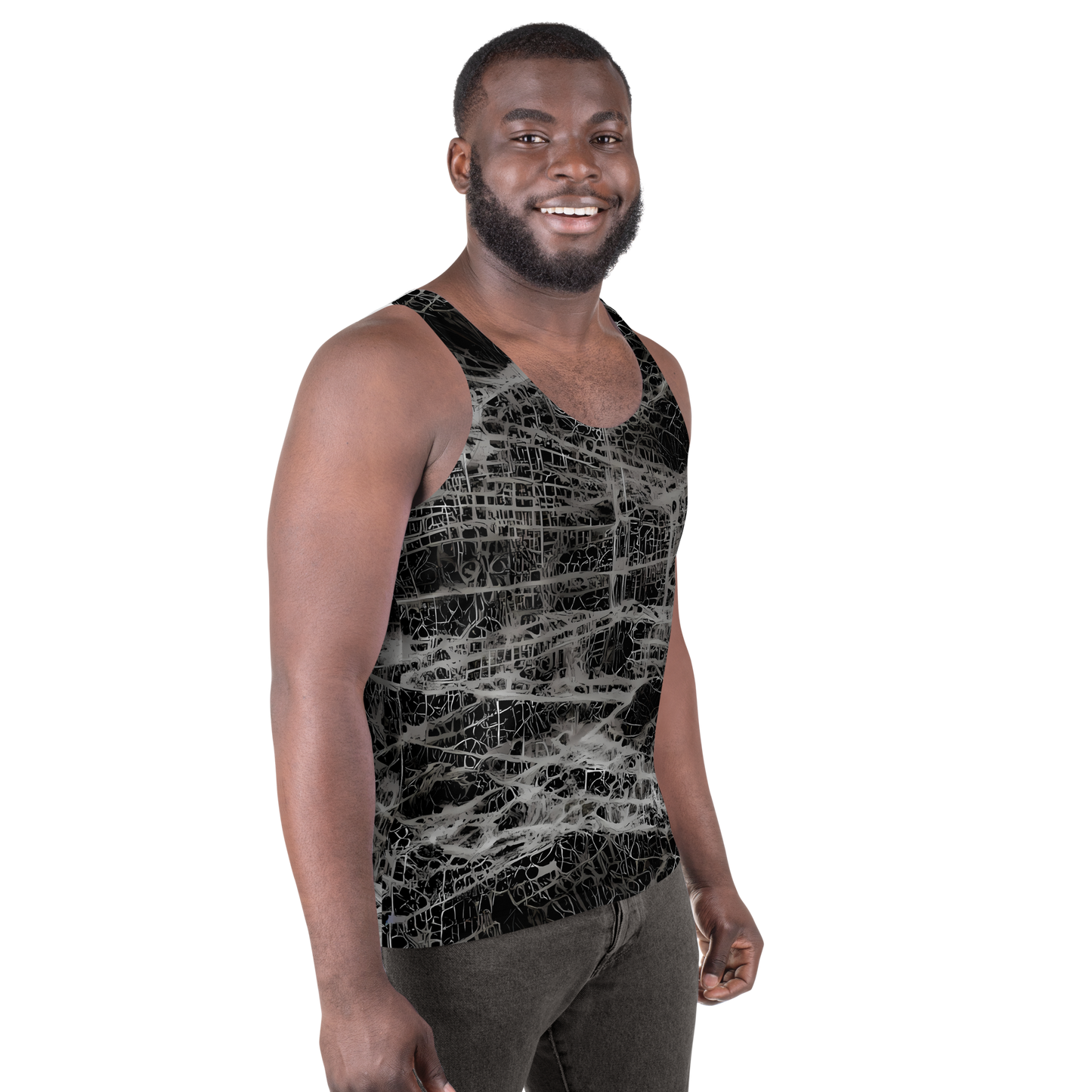 Men's Tank Top - Monochrome Mesh