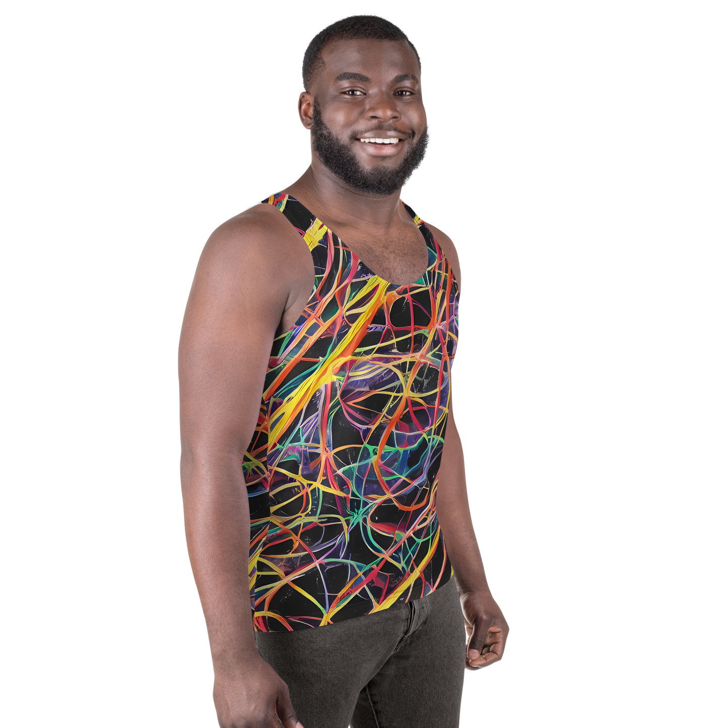 Men's Tank Top - Acconci Twirl
