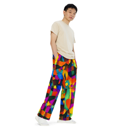 Wide-Leg Pants - Galactic Jigsaw