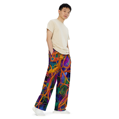 Wide-Leg Pants - Spectral Weave