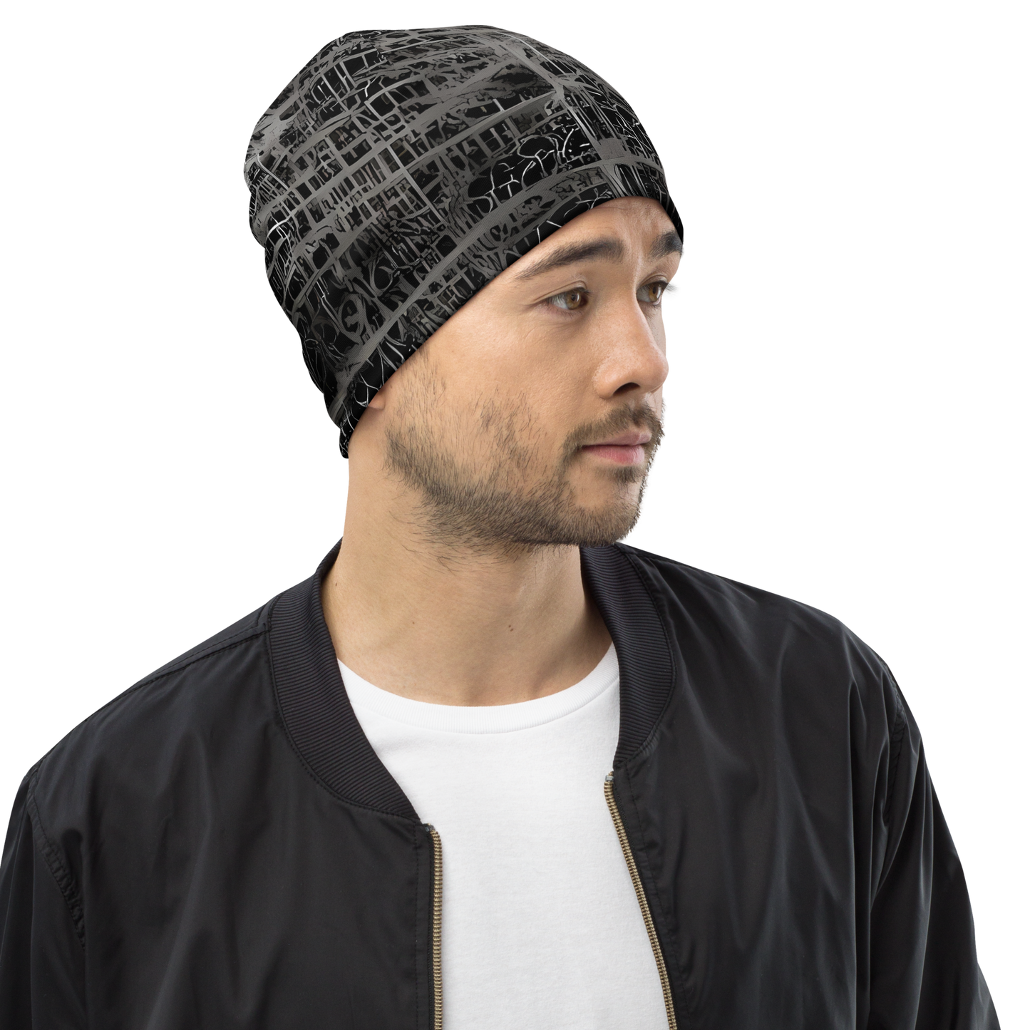 Beanie - Monochrome Mesh