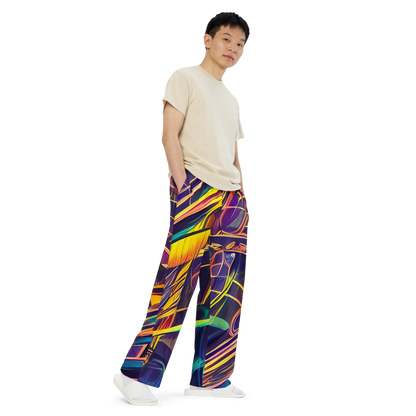 Wide-Leg Pants - Vector Rhapsody